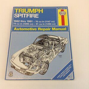Haynes Triumph Spitfire (1962-1981) Repair Manual